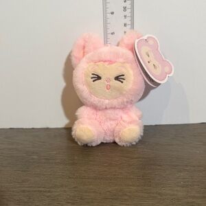 LaBabies Vivi Pink Monster Keychain Clip